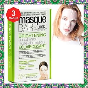 Masque Bar by LOOK BEAUTY Brightening Sheet Mask (3 pack)